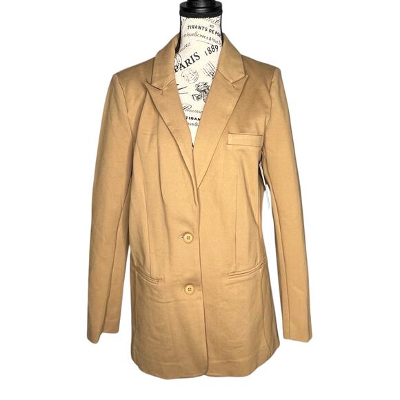 RD Style (M) Alexis Oversized Button Cuff 2 Pocket Long Sleeve Blazer Stitch Fix - Picture 1 of 14